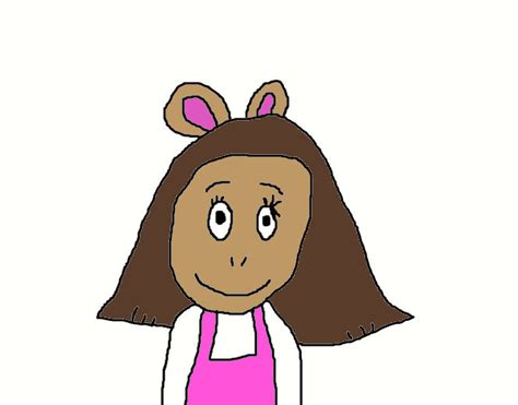 Dora winifred - Doctor D.W. One of D.W.'s formal clothes. D.W. in her swimsuit. Patterned pajamas at bedtime. D.W. in imagined flower-patterned sleepwear. Pink hat, pink gloves and yellow coat. Hot-pink hoodie, white top underneath, bright pink trousers, and sneakers. In costume as Bionic Bunny in Arthur's Promise.